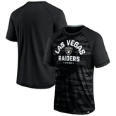 Las Vegas Raiders Hail Mary Raglan T-Shirt Black