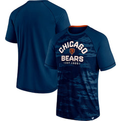 Chicago Bears Hail Mary Raglan T-Shirt Navy