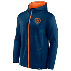 Chicago Bears Ball Carrier Full-Zip Hoodie Navy