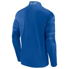 Buffalo Bills Ringer Quarter-Zip Jacket Royal/Red