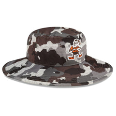 Cleveland Browns New Era 2022 NFL Training Camp Historic Logo Panama Bucket Hat Camo
