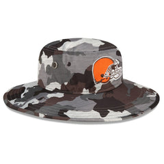 Cleveland Browns New Era 2022 NFL Training Camp Panama Bucket Hat Camo