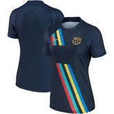 Barcelona Women's 2022/23 Pre-Match AWAY Performance Top Navy