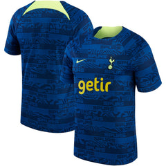 Tottenham Hotspur Youth 2022 Pre-Match Raglan Performance Top Blue