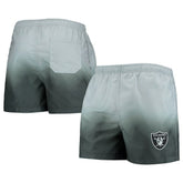 Las Vegas Raiders FOCO Dip-Dye Swim Shorts Black/