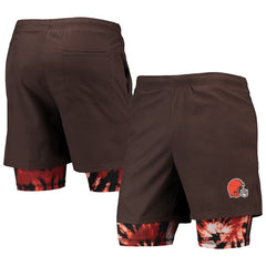 Cleveland Browns FOCO Running Shorts Brown