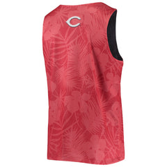 Cincinnati Reds FOCO Floral Reversible Mesh Tank Top - Red Tanks