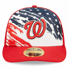 Washington Nationals New Era 2022 4th of July Low Profile 59FIFTY Fitted Hat - Red Hats