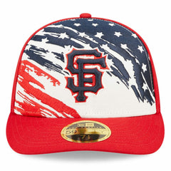 San Francisco Giants New Era 2022 4th of July Low Profile 59FIFTY Fitted Hat - Red Hats
