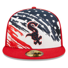 Chicago White Sox New Era 2022 4th of July On-Field 59FIFTY Fitted Hat - Red Hats