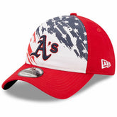 Athletics New Era 2022 4th of July 9TWENTY Adjustable Hat - Red Hats