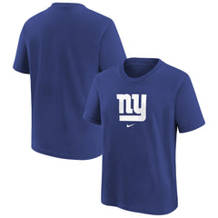 New York Giants Preschool Team Wordmark T-Shirt Royal