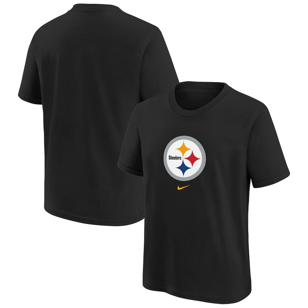 Pittsburgh Steelers Preschool Team Wordmark T-Shirt Black