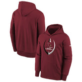 Arizona Cardinals Youth Icon Performance Pullover Hoodie Cardinal