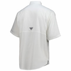Dallas Cowboys Tamiami Omni-Shade Button-Down Short Sleeve Shirt White