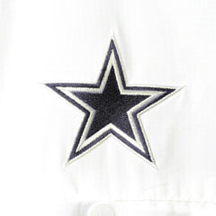 Dallas Cowboys Tamiami Omni-Shade Button-Down Short Sleeve Shirt White