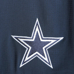 Dallas Cowboys Tamiami Omni-Shade Button-Down Short Sleeve Shirt Navy