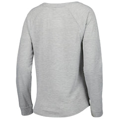 Los Angeles Rams Juniors All Striped Up Raglan Long Sleeve T-Shirt Heathered Gray