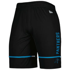 Carolina Panthers New Era Combine Authentic Rusher Training Shorts Black