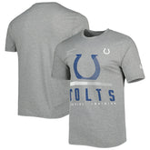 Indianapolis Colts New Era Combine Authentic Red Zone T-Shirt Heathered Gray