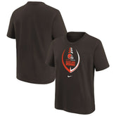 Cleveland Browns Girls Preschool Icon T-Shirt Brown
