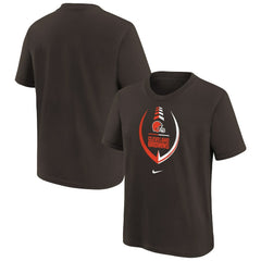 Cleveland Browns Girls Preschool Icon T-Shirt Brown