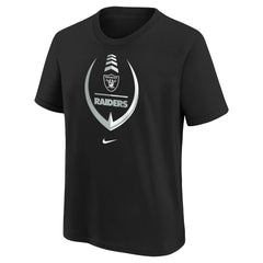 Las Vegas Raiders Girls Preschool Icon T-Shirt Black