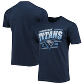 Tennessee Titans Junk Food Throwback T-Shirt Navy