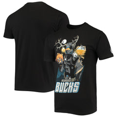 Milwaukee Bucks NBA x McFlyy Identify Artist Series T-Shirt Black