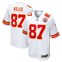 NFL Travis Kelce Kansas City Chiefs Player Game Jersey - White