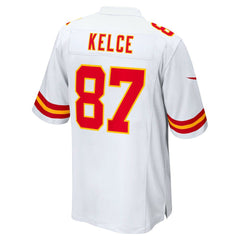 NFL Travis Kelce Kansas City Chiefs Player Game Jersey - White
