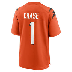 NFL Ja'Marr Chase Cincinnati Bengals Alternate Game Jersey - Orange