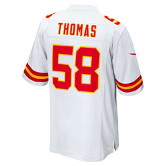 NFL Derrick Thomas Kansas City Chiefs Retired Player Game Jersey - White