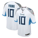 NFL Vince Young Tennessee Titans Retired Player Game Jersey - White