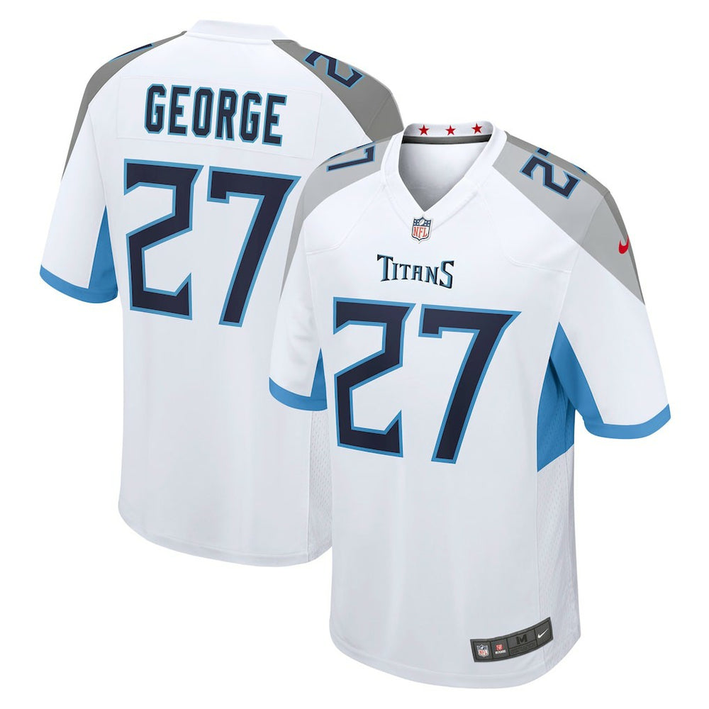NFL Eddie George Tennessee Titans Retired Player Game Jersey - White