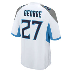 Eddie George Tennessee Titans Retired Player Game Jersey White