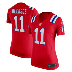 NFL Drew Bledsoe New England Patriots Women's Retired Game Jersey - Red
