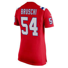 NFL Tedy Bruschi New England Patriots Women's Retired Game Jersey - Red