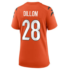 NFL Corey Dillon Cincinnati Bengals Women's Retired Game Jersey - Orange