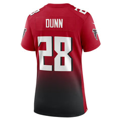 NFL Warrick Dunn Atlanta Falcons Women's Retired Game Jersey - Red