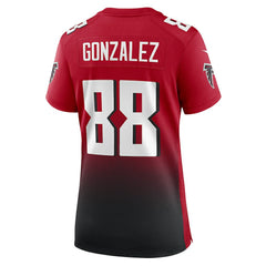 NFL Tony Gonzalez Atlanta Falcons Women's Retired Game Jersey - Red