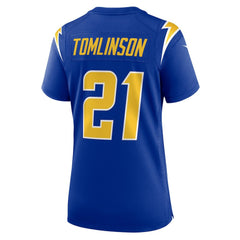 NFL LaDainian Tomlinson Los Angeles Chargers Women's Retired Game Jersey - Royal