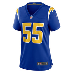 NFL Junior Seau Los Angeles Chargers Women's Retired Game Jersey - Royal