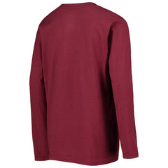 Washington Commanders Youth Primary Team Logo Long Sleeve T-Shirt Burgundy