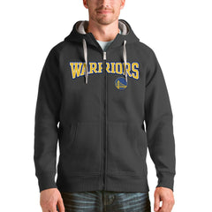 Golden State Warriors Antigua Victory Full-Zip Hoodie Charcoal