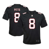 Kyle Pitts Sr. Atlanta Falcons Youth Game Jersey Black