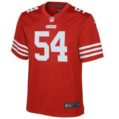 NFL Fred Warner San Francisco 49ers Youth Game Jersey - Scarlet