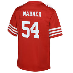NFL Fred Warner San Francisco 49ers Youth Game Jersey - Scarlet