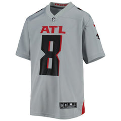 NFL Kyle Pitts Atlanta Falcons Youth Inverted Game Jersey - Gray