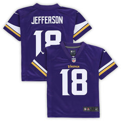 NFL Justin Jefferson Minnesota Vikings Preschool Game Jersey - Purple